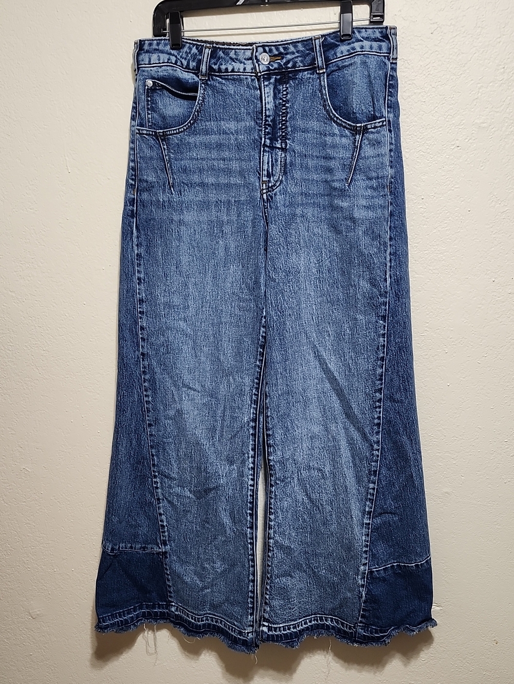 Anthropologie Pilcro Full Curve High-Rise Wide-Leg Jeans Sz 30